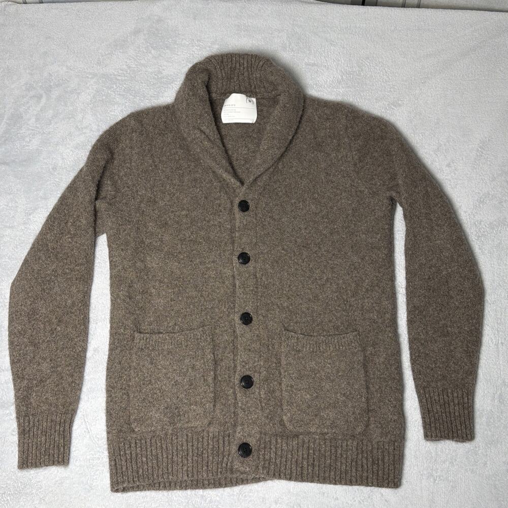 Banana Republic Shawl Collar Luxury Yak Alpaca Merino Wool Sweater- L Tall